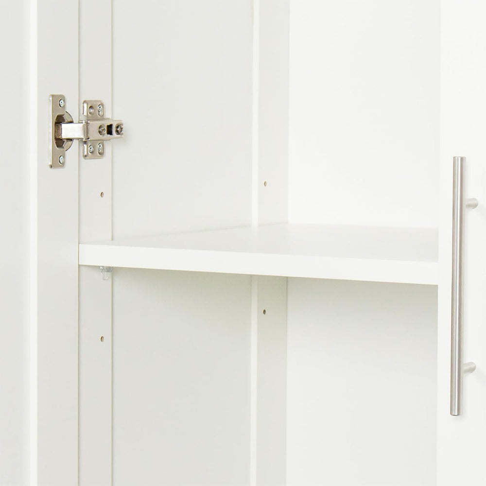 29.53”W Kitchen Pantry Cabinet, Tall Storage Cabinet with 2 Doors, Wooden Kit...