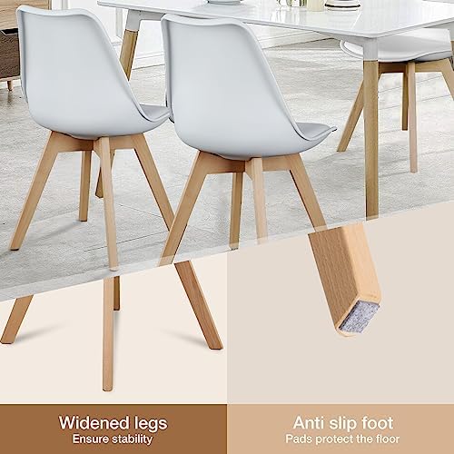 OLIXIS Dining Chairs Set of 8, PU Leather Accent Chairs for Living Room