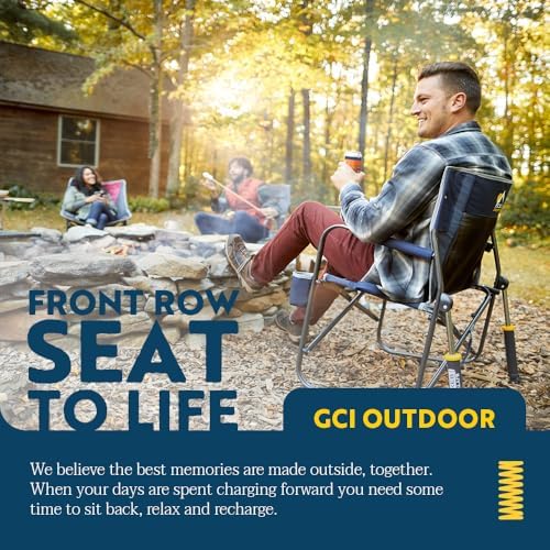 GCI Outdoor Freestyle Rocker Portable Folding Rocking Chair, Outdoor Camping ...