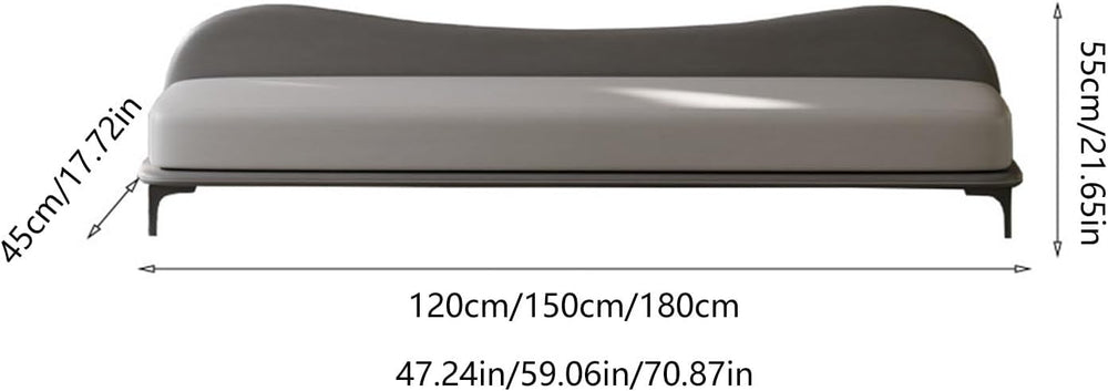 Modern End of Bed Bench, Leather Long, Modern Upholstered Bedroom for Living ...