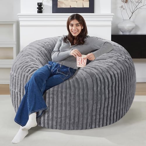 3 FT Bean Bag Chair,3' Big Bean Bag,Large Bean Bag Chairs for Adults | Co...