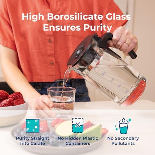 Bluevua RO100ROPOT(UV) Reverse Osmosis System Countertop Water Filter, with O...