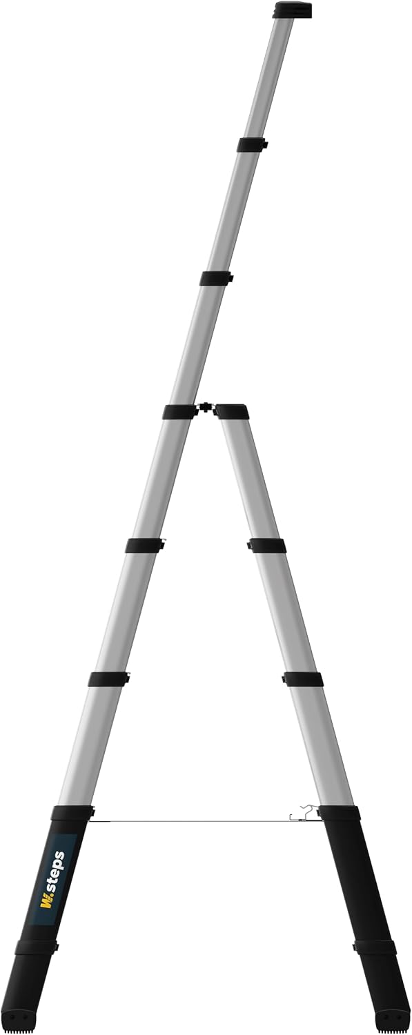 W.Steps Combi 7.5 FT | Telescopic Combination Ladder, ANSI Type 1A Certified