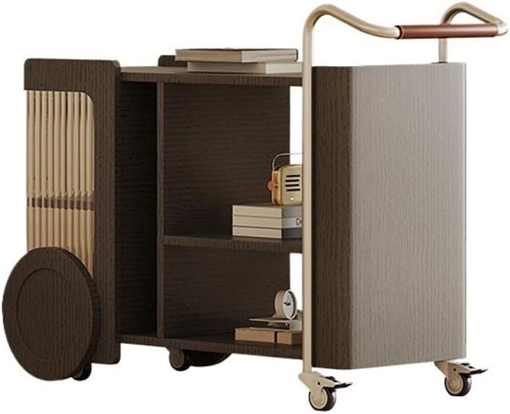 Tiny Side Table Modern Trolley Rack Simple Mobile Side Table Cabinet Home Liv...