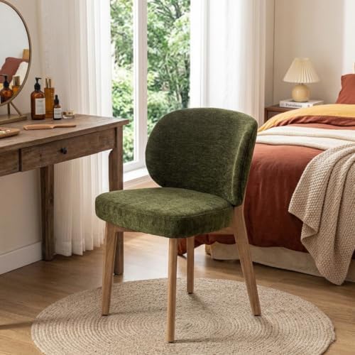 YOUNUOKE Single Dining Chair Modern Dining Room Chair Green