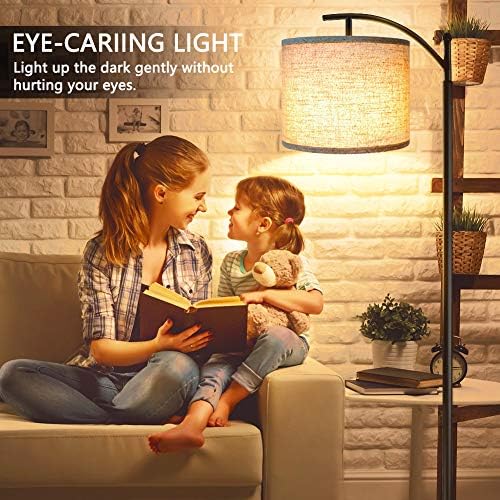 ROTTOGOON Floor Lamp for Living Room with 3 Color Temperatures LED Bulb, Stan...