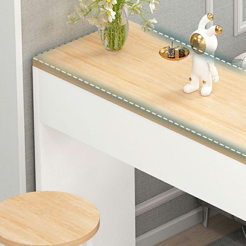 3-Piece Bar Table with Stools, Modern Living Room Set 3-Tier Storage Shelves ...