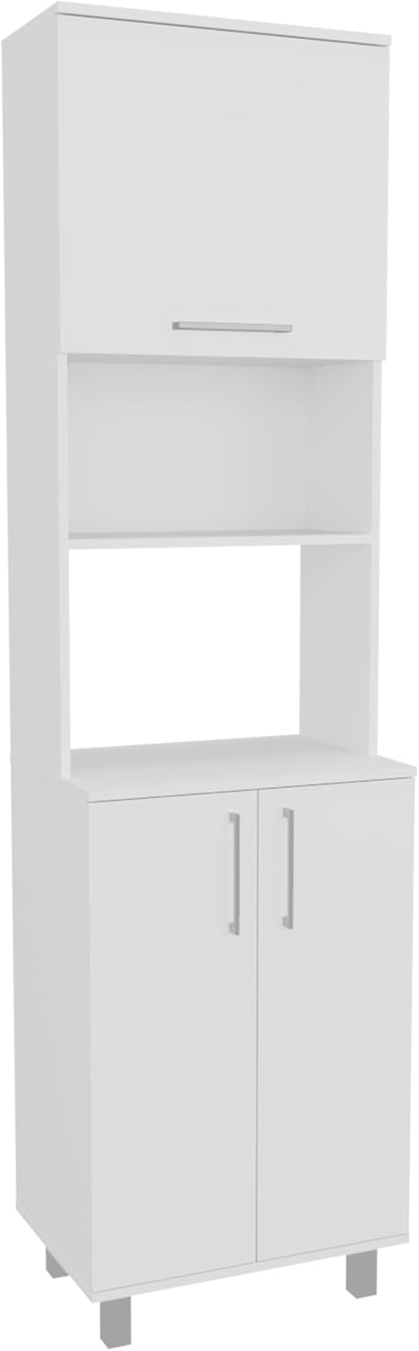 21.7" D*15.4" W*80.3" H Freestanding Storage Cabinet with 4 Sh...
