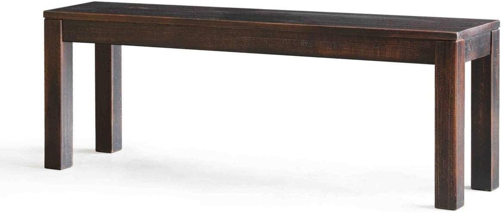 Grain Wood Furniture Montauk Solid Wood Bench, Driftwood