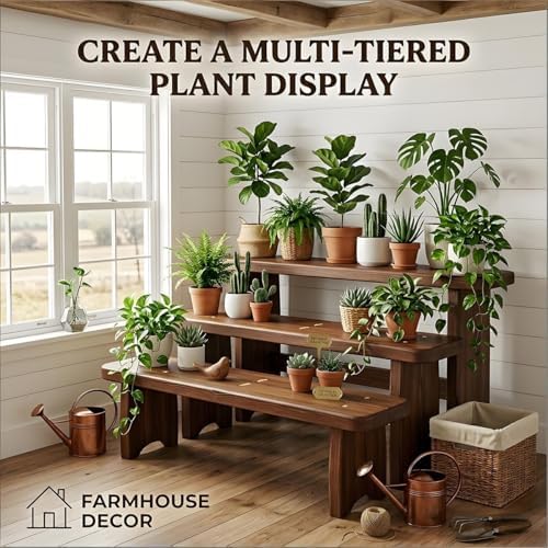 Entryway Bench, 24" to 59" Solid Wood Bench, Wooden Shoe Bench for ...