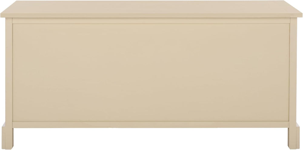 SAFAVIEH Home Collection – Damien Sand 6-Drawer Storage Bench, Mixed-Material...