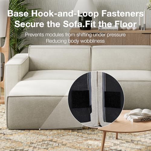 Novilla Modular Sectional Sofa, No Assembly Cloud Sectional Couch with Smarts...