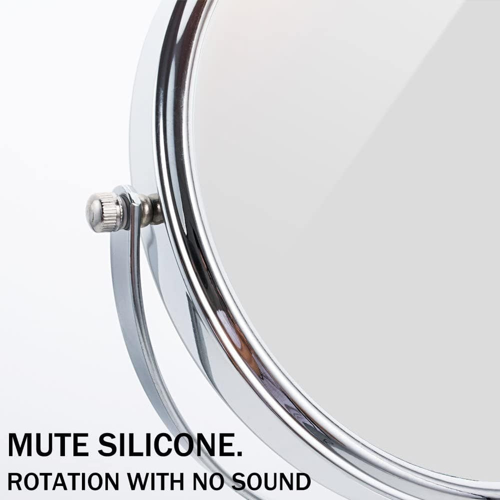 Nicesail Adjustable Makeup Magnified Mirror Chrome 10X 15 L x 9" W
