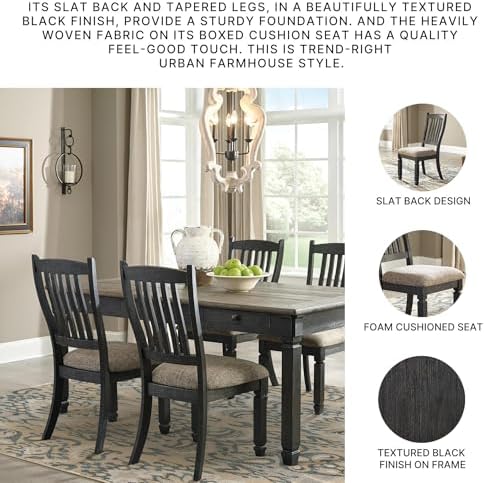 Signature Design by Ashley Tyler Creek Upholstered Dining Chairs, Set of 2