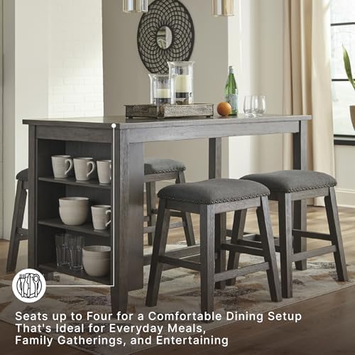 Signature Design by Ashley Caitbrook Counter Height Dining Table, Gray