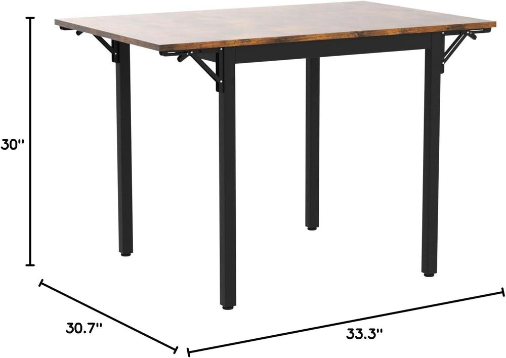 VASAGLE Folding Dining Table, Kitchen Table