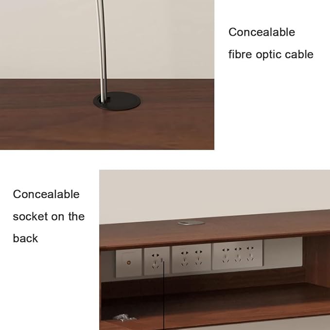 Wooden Floating TV Stand - 62/78/94'' Wall Mounted TV Cabinet, Simple...