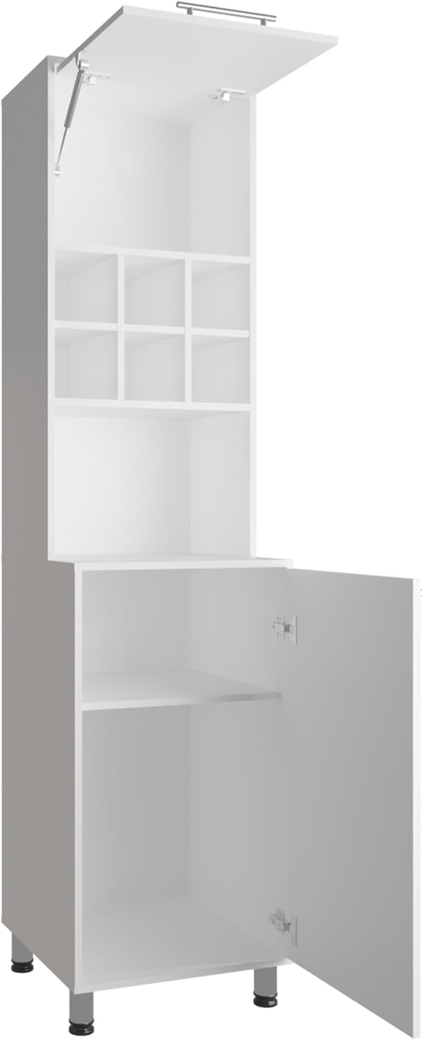 19.7" D*19.6" W*19.7" H Corner Freestanding Kitchen Pantry wit...