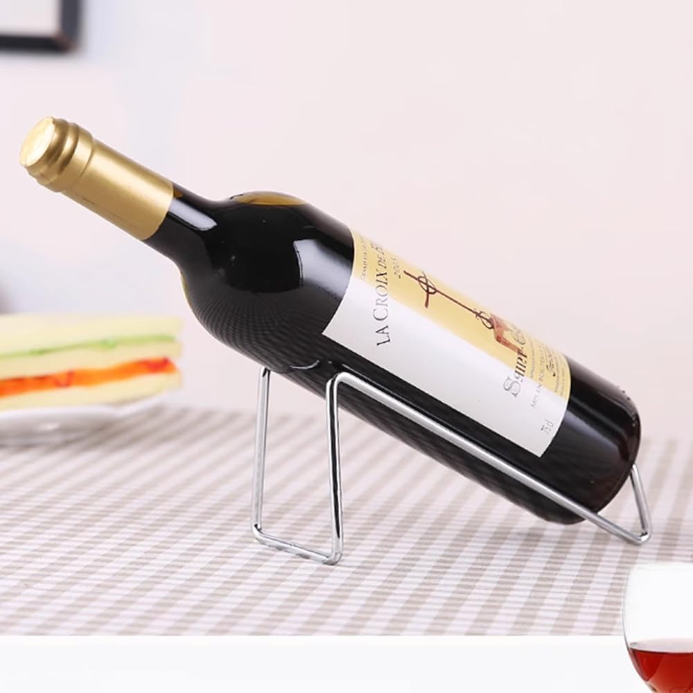 10 Pcs Metal Wine Rack Freestanding -Tabletop/ Countertop Wine Rack Holder - ...
