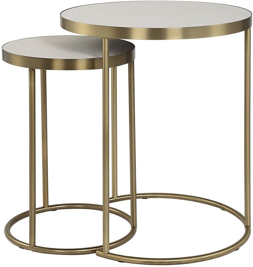Uttermost 50007 Aragon - Nesting Table (Set of 2)-24 Inches Tall and 19.5 Inc...