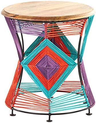 Telephone Table, Small Round Side Table,Coffee Table,Telephone Side Table,Han...