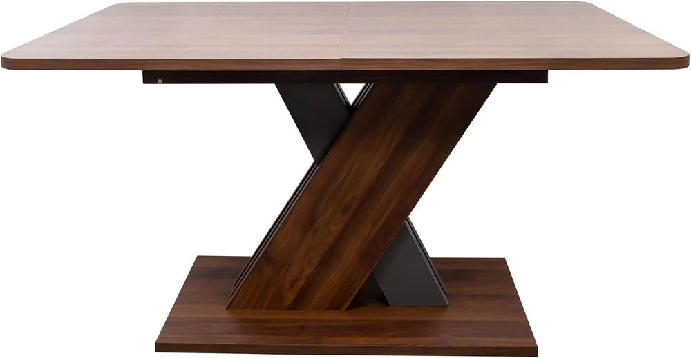 70.87'' Extendable Wood Dining Table, Modern Multifunctional Rectangl...