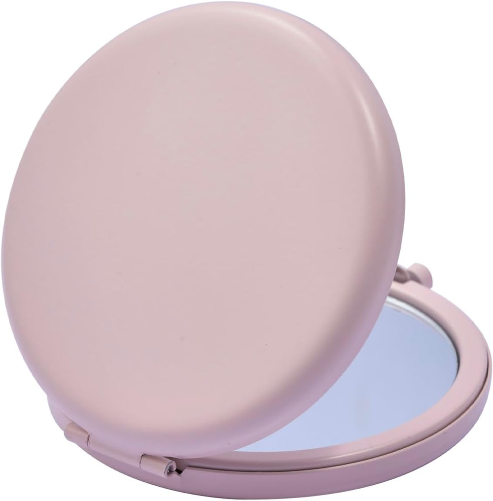 Compact Mirror for Purse, Metal Round Shell, Double-Sided 1X/12X Magnifying, ...