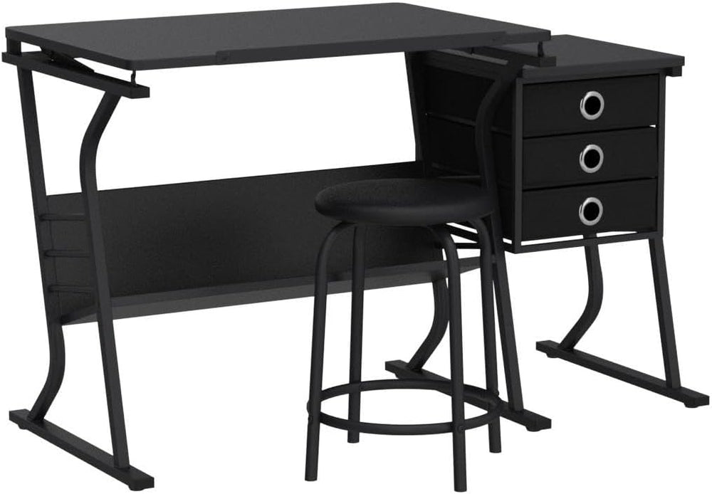 Topeakmart Height Adjustable Drafting Table Art Craft Desk Work Station Hobby...