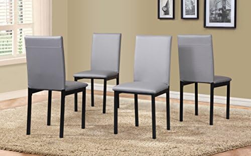 Roundhill Furniture 5 Piece Citico Metal Dinette Set with Laminated Faux Marb...