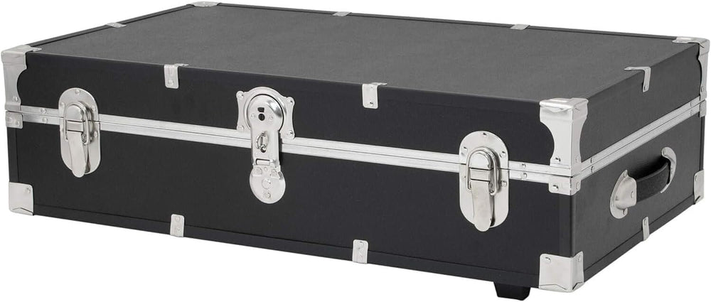 HomeStock Seaside Style Heavy Duty 31" Under Bed College Storage Trunk w...
