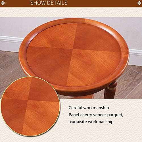Telephone Table, End Table European Sofa Side Table,Solid Wood Coffee Table,R...