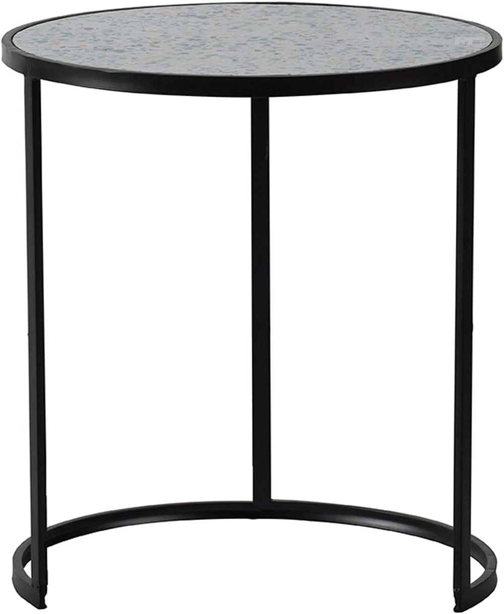A&B Home 20.1" and 22" H Round Multicolor Iron/Fir Wood Indoor ...