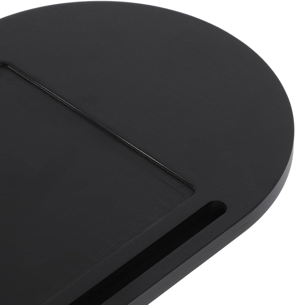 TOPINCN Small C-Shaped Side Table, Black, 40 x 22 x 32.2 Inches, Modern End T...