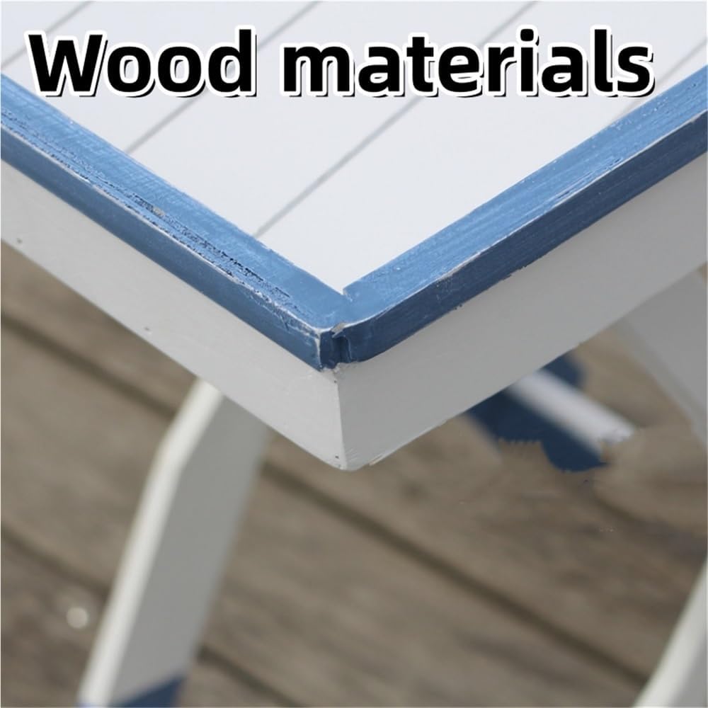 Wooden Ship Shape Side Table, Small Tables for Small Spaces, End Table for Li...