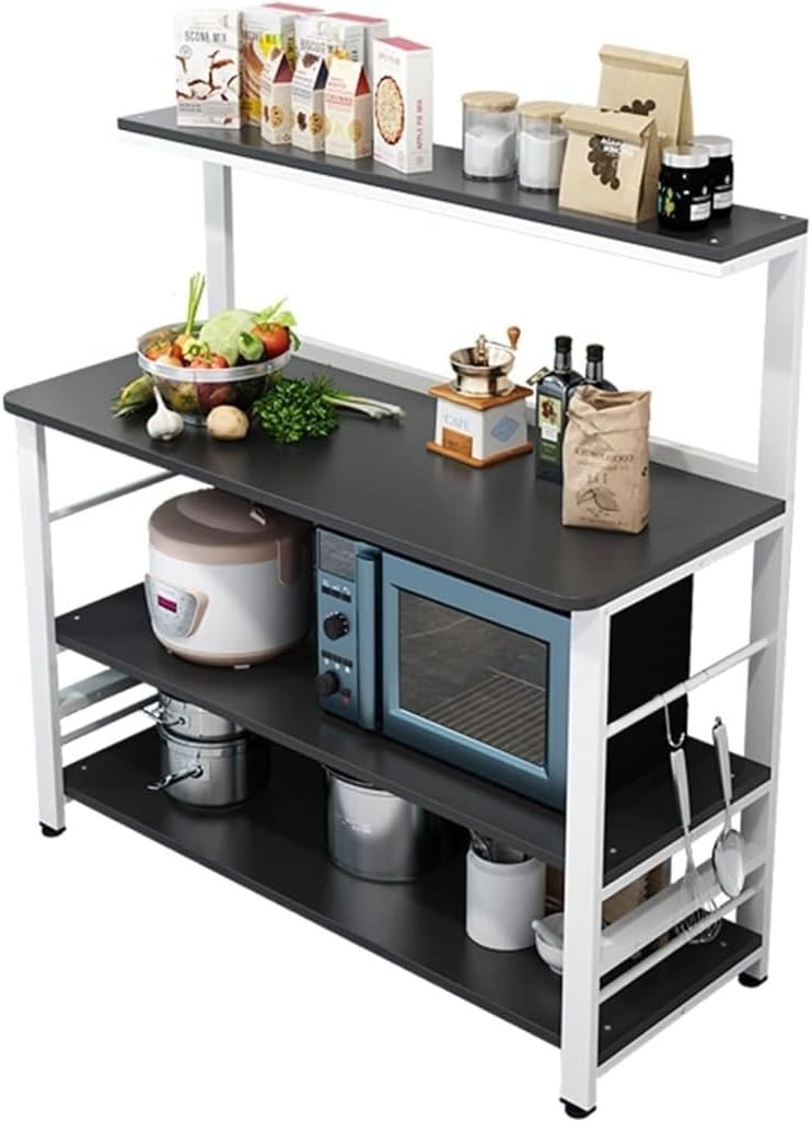 Microwave Stand Microwave Shelf Microwave Rack Kitchen Shelf Utility Storage ...