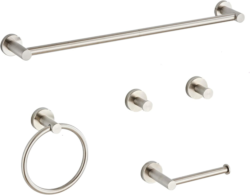 Bathroom Hardware Set 5 Piece, Brushed Nickel Bathroom Accessories Set, SUS30...