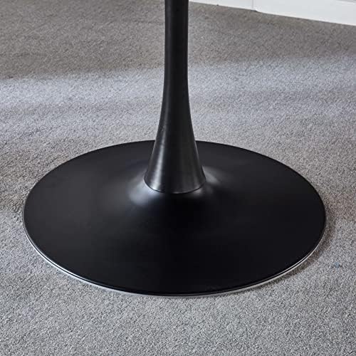 42" Tulip Table for 4-6 Persons Modern Round Dining Room Table, Mid-Cent...