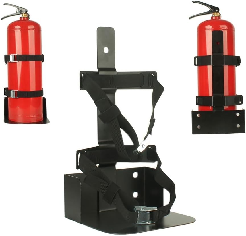 Fire Extinguisher Mount,Heavy Duty Vehicle Bracket Compatible with 20lb ABC, ...