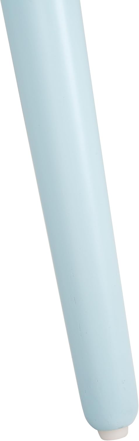 SAFAVIEH Furniture - Burris Side Chair Set of 2 - Pale Blue - Solid Wood - Mo...