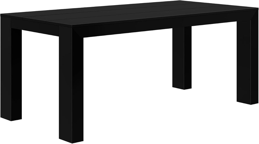 Plank+Beam 72" Modern Rectangular Dining Table, Solid Pine Wood Kitchen ...