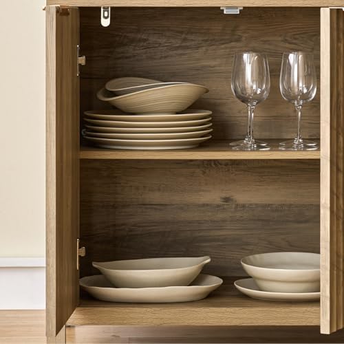 OAKHAM HOME Buffet Cabinet 56" Golden Oak