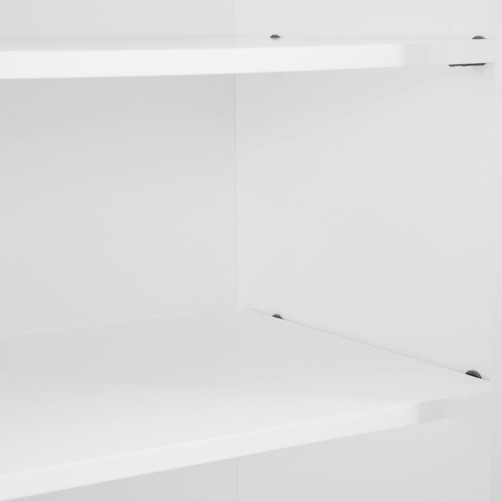 Crosley Furniture Shoreline Coastal Pantry Storage Cabinet with Shelves, Kitc...