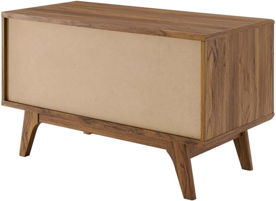 Modway Envision Mid-Century Modern 37" Vinyl Record Display Stand, 37 In...