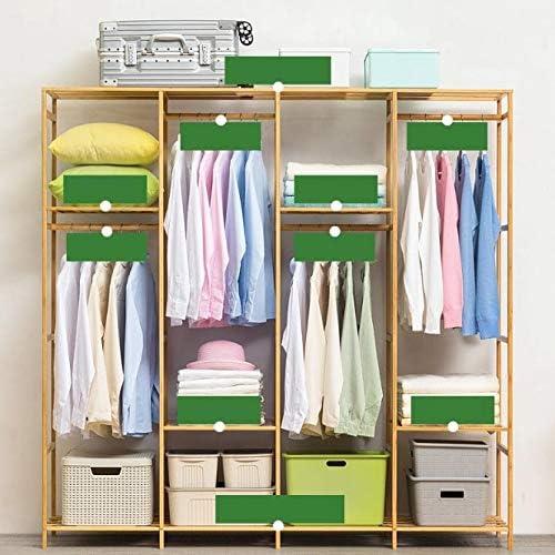Large Space Simple Wardrobe Steel Pipe Thickened Fabric Solid Bedroom Assembl...