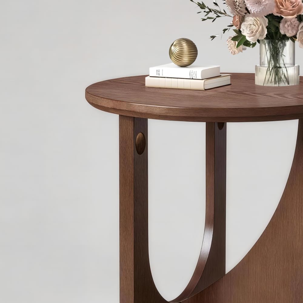 Solid Wood Side Table, End Table, Rustic Center Table, Simple Accent Table fo...