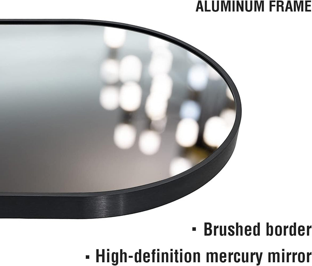 OGCAU Arched Full Length Mirror 76"x34" Large Floor Full Body Mirro...