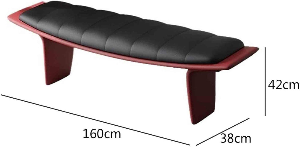 Modern Metal Living Room Shoe Changing Stool Bedroom Leather Upholstered Bed ...