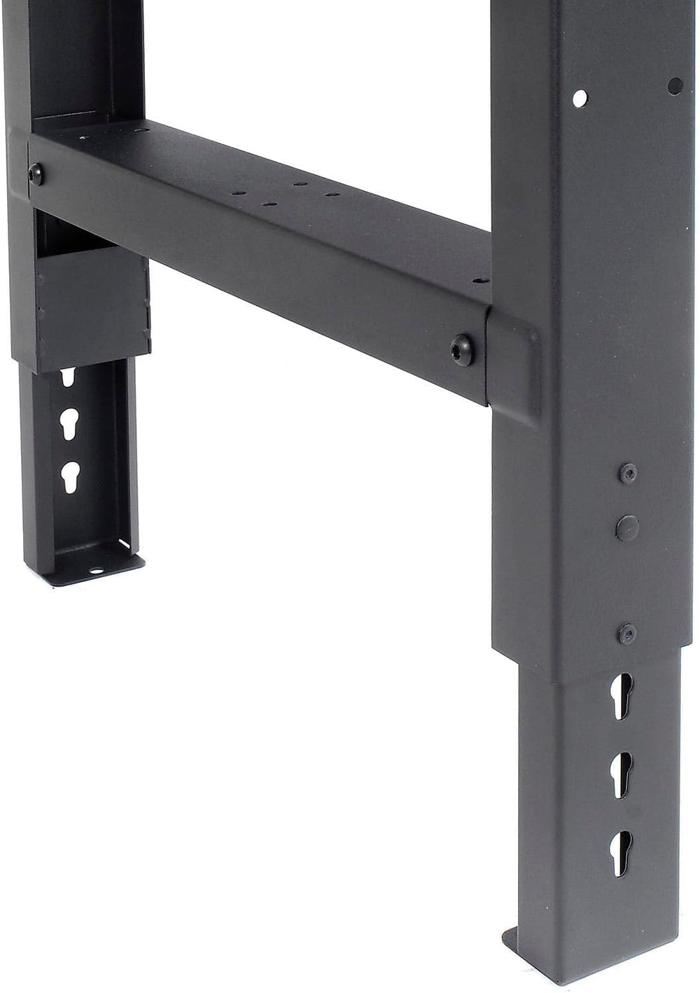 Global Industrial Adjustable Height Workbench C-Channel Leg, 72" W x 36&...
