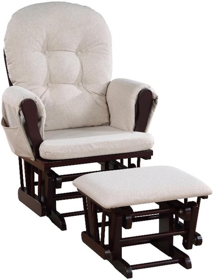 Suite Bebe Mason Glider & Ottoman, Espresso/Latte
