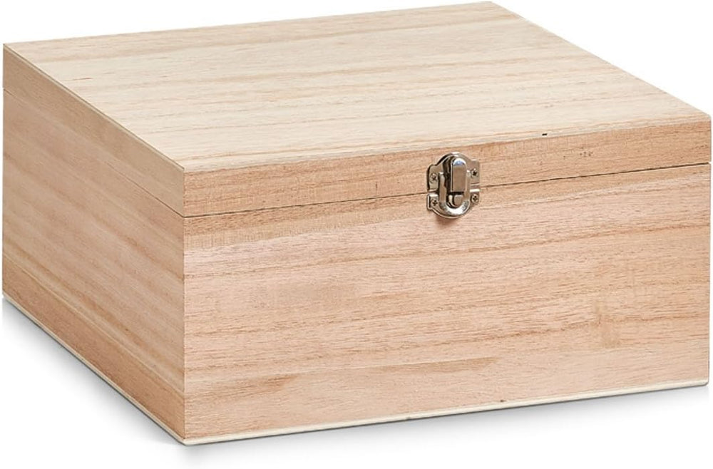 Zeller Storage Box, Brown, 26 x 26 x 12.5 cm